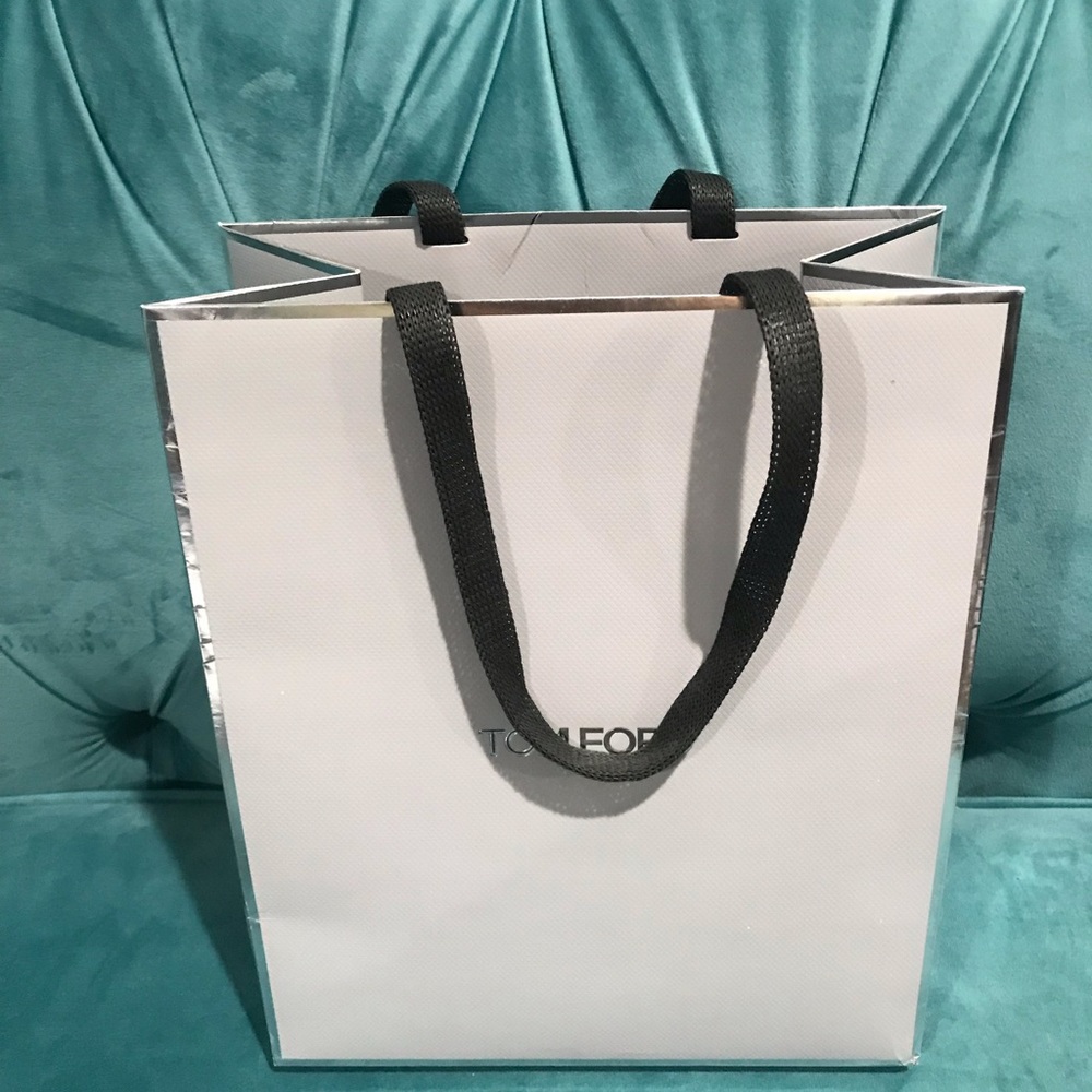 Authentic Tom Ford Small Retail Shopping Gift Bag 10" x 8.25" x 4.5"